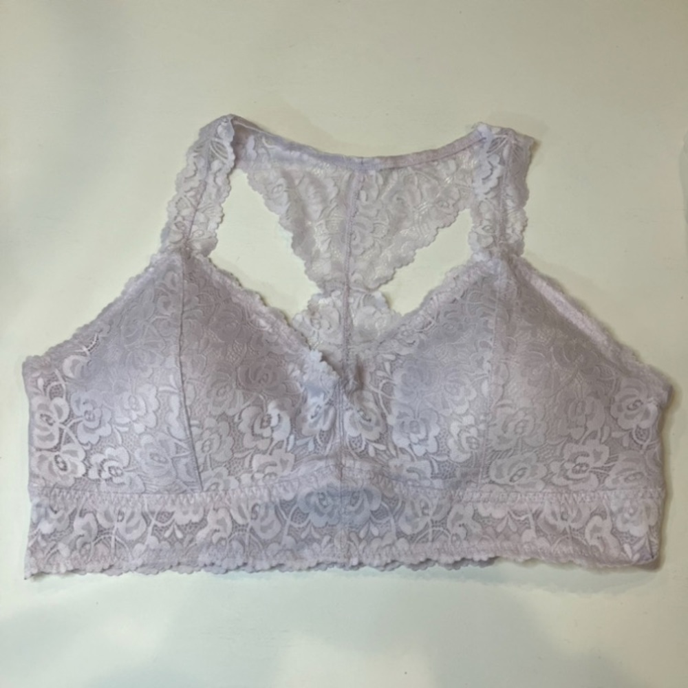 Tranquil & True | Lavender Lace Racerback Bralette